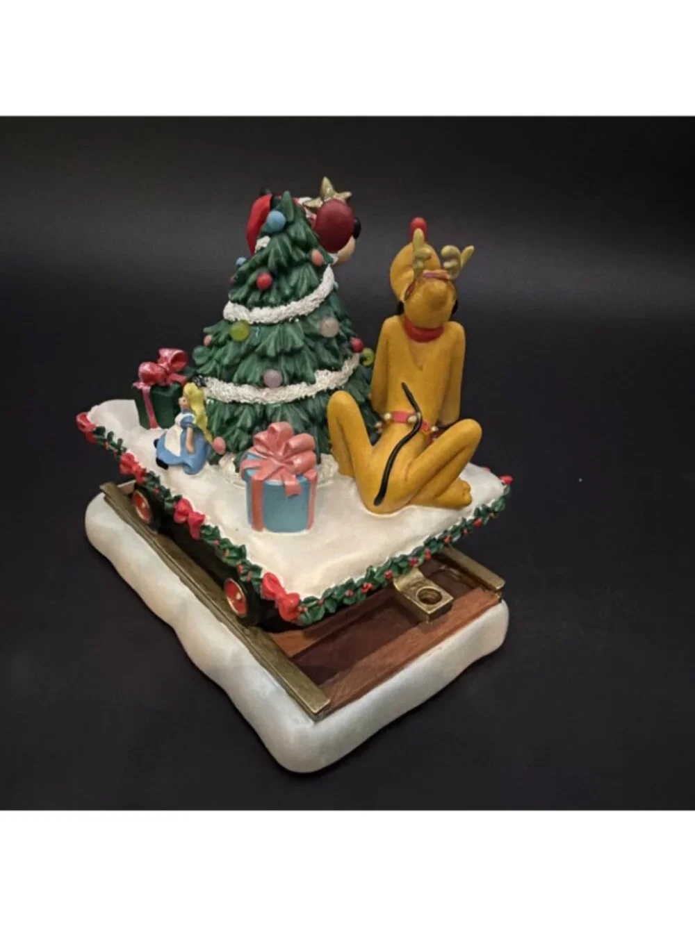 Disney Holiday Express Figurine Christmas Train Mickey Pluto Replacement Works